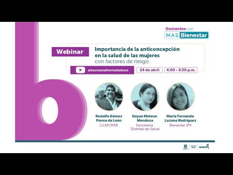 Webinar: importancia de la anticoncepción en la salud de las mujeres con factores de riesgo