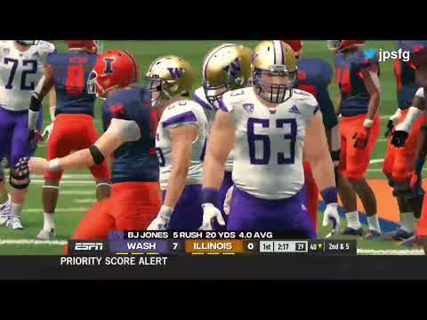 Washington vs. Illinois | CFB Revamped Legacy Season Week 8 | Jefe on Commentary