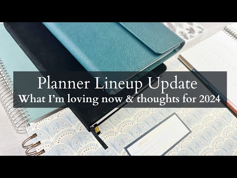 Planner Lineup Update | How I'm feeling about my stack at the end of the year + 2024 game plan