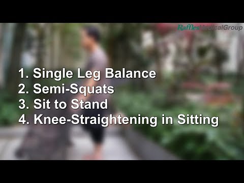 Strengthening Exercises for Knee Osteoarthritis (Part 1)