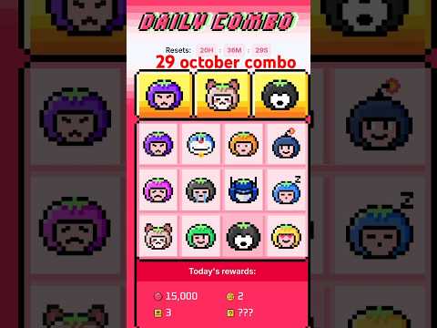 Tomarket Airdrop Combo 28 vs 29 October | Tomato Daily Combo Today | Tomarket Secret Mystery Code