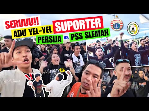 HAMPIR BERKEL4H1😡‼️ WADUH SANGAT BERANI SUPORTER PSS SLEMAN DATANG KE KANDANG MACAN PERSIJA JAKARTA.