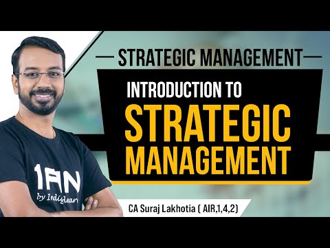 CA Inter Strategic Management| Introduction to Strategic Management