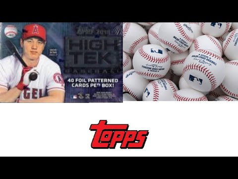 2018 Topps High Tek Baseball Hobby Box Break