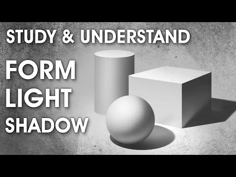 Importance of Studying Light & Shadow to Understand Form & Values - Tutorial to Improve Your Drawing