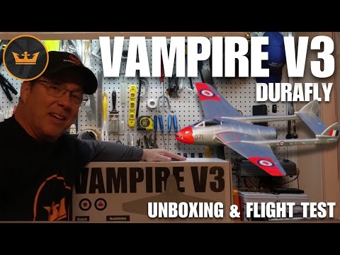 Jetting Into Action – Durafly Vampire V3 "RCAF Edition" EDF Unboxing and Flight Test