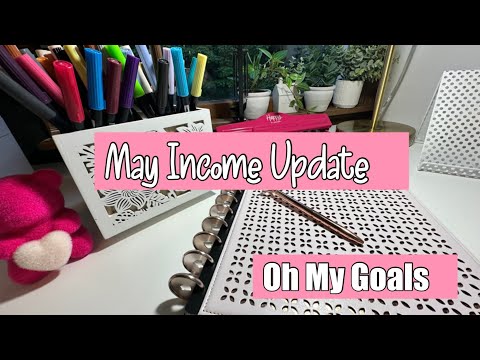 BUDGET WITH ME - May Income Update | Paycheck to Paycheck | Paying Bills One Month Ahead