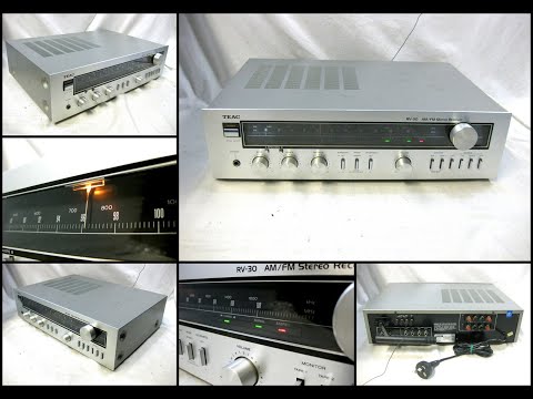 Vintage TEAC RV-30 AM FM Stereo Receiver Amplifier (Made in Japan)