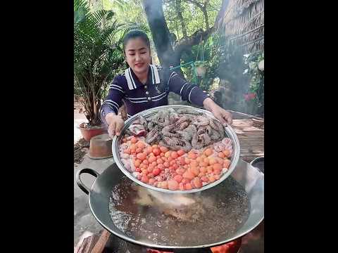 Shrimp, Chicken egg, Duck cooking