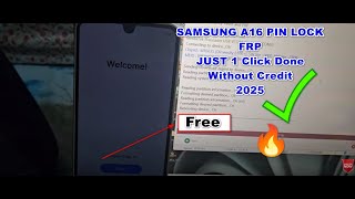 Finally 1 Just Click FRP Tools🔥2025 All Samsung Android 12/13/14 | Samsung A16 Pin Frp Bypass 2025