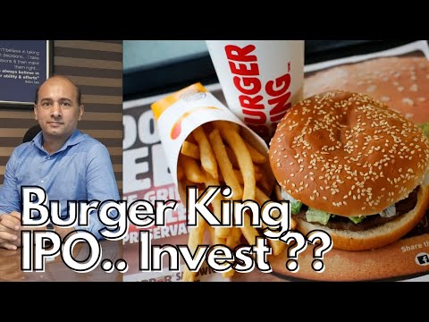 Burger King IPO Review | Should you Invest?? | By Santosh Singh