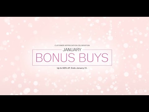 Customer Appreciation Celebration - January Bonus Buys