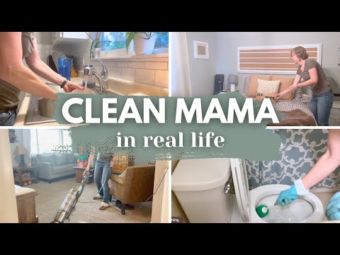 CLEAN MAMA Routine in REAL LIFE! | Keeping House in Real Life | Clean Mama Vlog