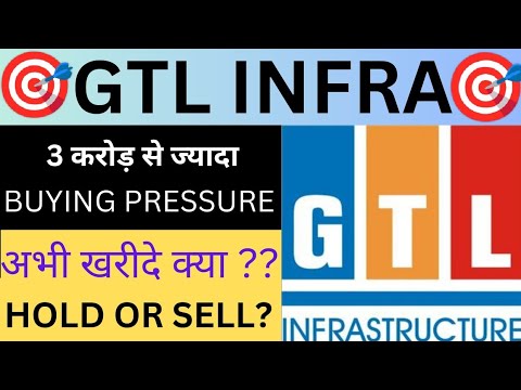 GTL INFRA में BUYING PRESSURE 3 करोड़ से ज्यादा शेयर्स का🎯 अभी खरीदे क्या?🎯 HOLD OR SELL?