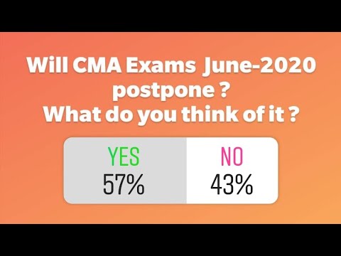 Will June-2020 Exams Postpone ? | CMA Saurabh Yadav