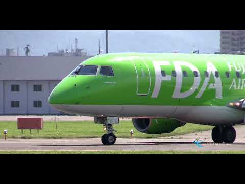 【猛烈加速!! ジェットエンジンが唸りを上げる!!】Fuji Dream Airlines(FDA) Embraer ERJ-175STD JA08FJ