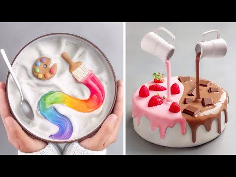 Amazing Birthday Cake Ideas | Easy Rainbow Cake Recipes | Perfect Cake Decorating Compilation