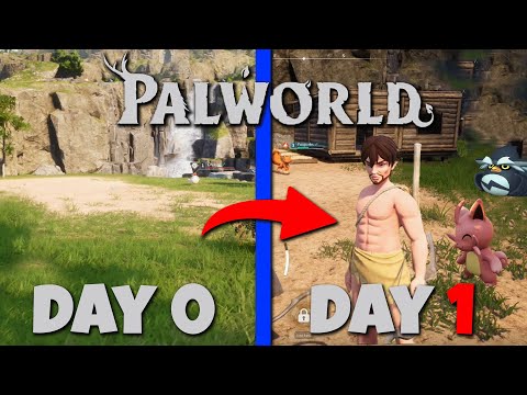 FIRST Day in PALWORLD!!