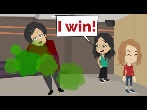 Nora DESTROYS Ms. Noodle with FARTS | English story | Basic English communication