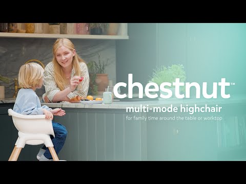 Joie chestnut™ | 9+ multi-mode high chair  |  from birth to  approx. 6 years