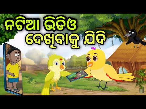 ନଟିଆ ଭିଡିଓ ଦେଖିବାକୁ ଯିଦି | Natia Video Dekhibaku Jidi | Tiki Chadhei | Odia Gapa | Chadhei Gapa