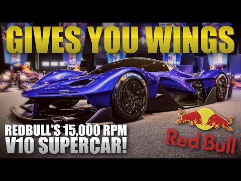 REDBULL's 15,000 RPM V10 Supercar! | RedBull RB17 | 1200 BHP Cosworth Hybrid | Goodwood FoS 2024