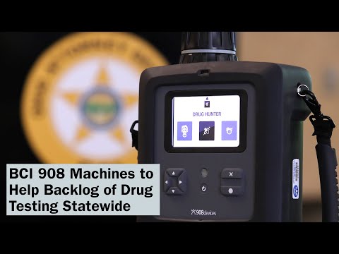 908 Machines to Help Backlog of Drug Testing Statewide