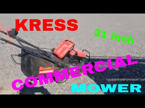 Get Ready To Be Amazed: A Closer Look At The Mighty Kress 21 Inch Commercial Mower!