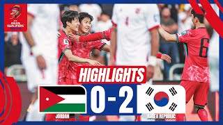 HIGHLIGHTS : Jordan 0-2 Korea Republic | AFC Asian Qualifiers™ - Road to 26 (Round 3) | 10.10.24