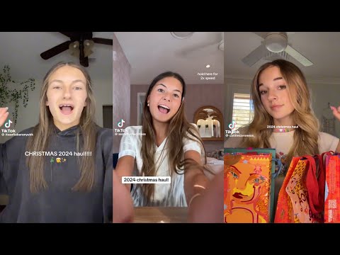 Christmas haul 2024 - TikTok compilation