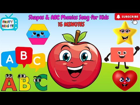 Shapes & ABC Phonics Song | Alphabet Song | Nursery Rhymes | Educational Video | Song for kids