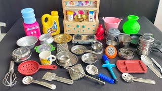 DIY Unboxing Amazing Mini Kitchen Set l Mini latest Steel kitchen set l Mini Clay #kitchenset