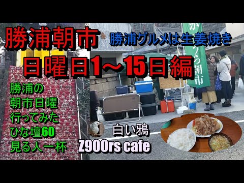 勝浦朝市　日曜日の様子1～15日編