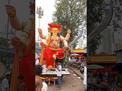 mumbai cha ganpati aagman 2024 || Ganpati aagman|| लालबागचा राजा || Lalbagcha aagman chinchkhopli ||