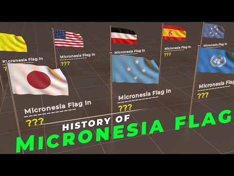 Micronesia Flag History | Evolution of Micronesia flag | Flags of the world |