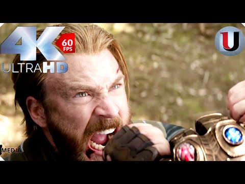 Thanos Arrives in wakanda - Captain America Vs Thanos -  Avengers Infinity War MOVIE CLIP (4K)