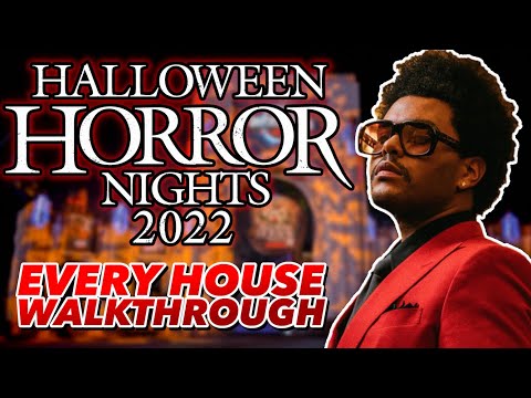 Inside All 10 Haunted Houses at Halloween Horror Nights 2022 - 4k Walkthroughs