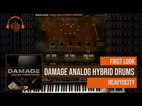 First Look: Damage Analog Hybrid Drums by Heavyocity