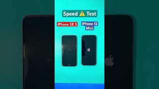 iPhone SE 3 vs iPhone 12 Mini #speed #test #iphonese3 #iphone12mini #shorts