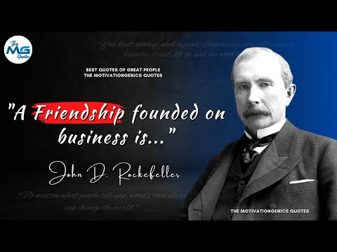 John D Rockefeller Quotes On Life, Success & Money | TMGQ #27