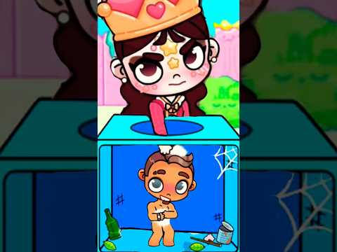 Queen x Poor the best Mommy Avatar World Pazu #shorts #avatarworldupdate #tocaboca #chooseone