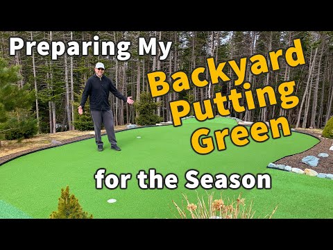 How I Prepare My Backyard Putting Green for the Golf Season