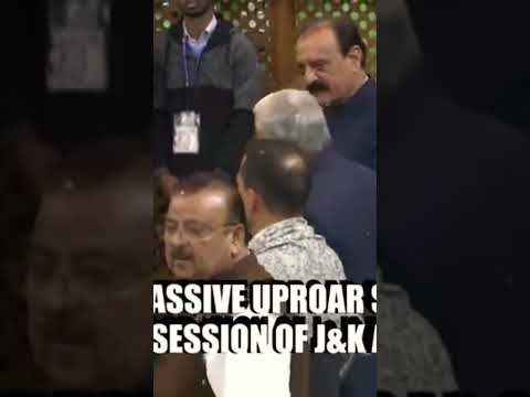 Ruckus in J-K Assembly over Article 370 abrogation. #shorts