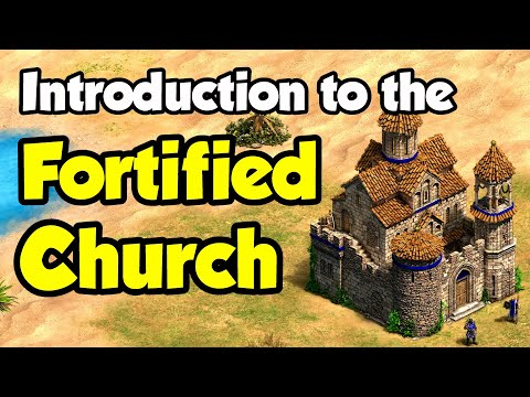 The new Fortified Church (AoE2 DLC building)