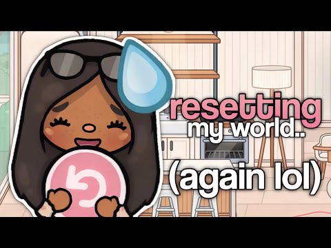 RESETTING MY TOCA WORLD (again…) | VOICED 📢 Toca life World Update