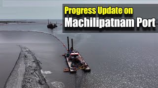 Progress Update on Machilipatnam Port | Megha Engineering