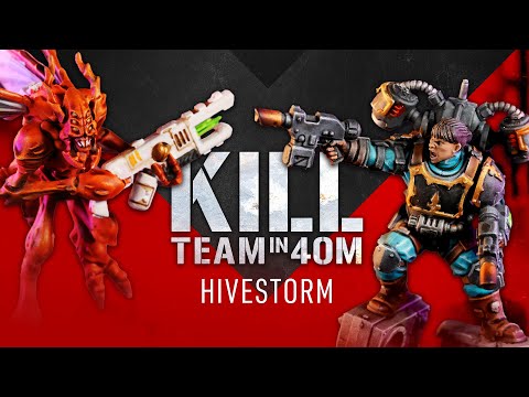 Hivestorm! New Kill Team with Vespid Stingwings and Tempestus Aquilons.