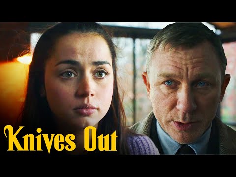 'Detective Benoit Tests If Marta Can Lie' Scene | Knives Out