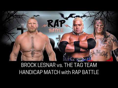 Handicap Match with "Rap Battle"🎵 | Brock Lesnar vs. The Tag Team | Extreme Rules