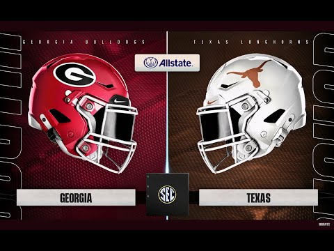 COLLEGE FOOTBALL GEORGIA BULLDOGS VS. THE TEXAS LONGHORNS FULL GAME!